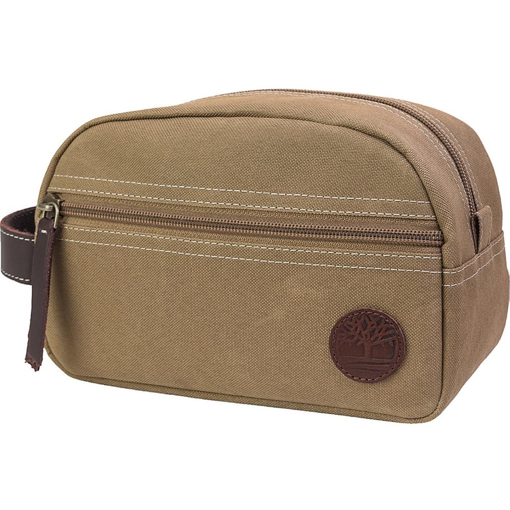 Timberland Canvas Travel Kit Khaki 1 One Size